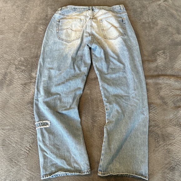 Vintage patchwork Azzure Denim baggy y2k jeans - Picture 2 of 7